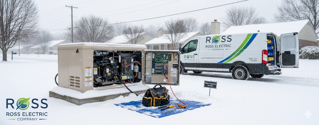 emergency generator repair Cordova TN Ross Electric 5 star review