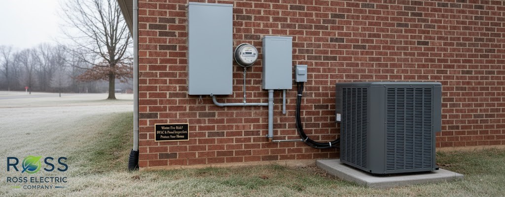 winter HVAC panel inspection Millington TN Ross Electric